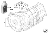 Diagram for 2009 BMW X5 Transmission Assembly - 24007590301