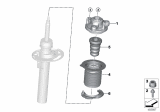 Diagram for 2019 BMW X4 Strut Bearing - 31306888324