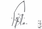 Diagram for 2010 BMW 550i Window Regulator - 51337182131