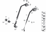 Diagram for 2020 BMW 840i Gran Coupe Seat Belt - 72117491749