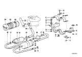 Diagram for BMW 733i Fuel Filter - 13321268231