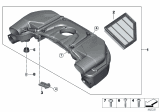 Diagram for 2017 BMW 750i xDrive Air Filter Box - 13718622618