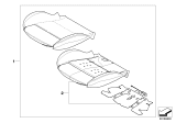 Diagram for 2003 BMW Z4 Seat Cushion Pad - 52108037772