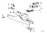 Diagram for 1985 BMW 318i Center Console Base - 51168121880