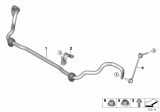 Diagram for 2018 BMW X5 Sway Bar Kit - 31356854141