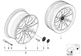 Diagram for 1998 BMW 528i Alloy Wheels - 36116756230