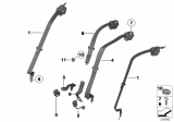 Diagram for 2011 BMW 535i Seat Belt - 72119163245