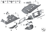 Diagram for BMW Steering Column Cover - 51459197496