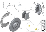 Diagram for BMW i8 Brake Pad Sensor - 34356873864