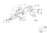 Diagram for 1988 BMW M6 Muffler - 18101310536