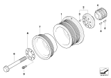 Diagram for 2008 BMW Alpina B7 Harmonic Balancer - 11237966208