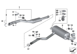 Diagram for BMW Z4 Exhaust Resonator - 18307934415