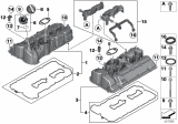 Diagram for BMW 750i Valve Cover Gasket - 11127614700