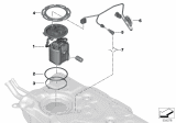 Diagram for BMW 530e Fuel Pump Gasket - 16117303939