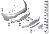 Diagram for BMW Z4 Bumper Reflector - 63147843527