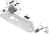 Diagram for BMW 228i xDrive Gran Coupe Cup Holder - 51167951771
