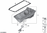 Diagram for 2016 BMW M4 Oil Pan - 11137838706