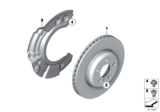 Diagram for BMW 640i xDrive Gran Coupe Brake Backing Plate - 34116775266