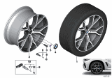 Diagram for BMW X6 Alloy Wheels - 36118071998