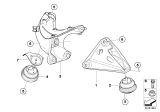 Diagram for BMW 323i Engine Mount - 22116779970