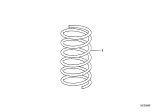 Diagram for 1988 BMW M5 Coil Springs - 31331126024