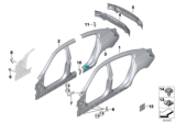 Diagram for BMW 840i Gran Coupe Weather Strip - 51767453766