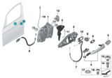 Diagram for 2018 BMW X1 Door Latch Cable - 51217349494