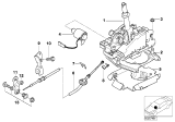 Diagram for 2001 BMW 330xi Automatic Transmission Shift Levers - 25161423767