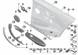 Diagram for BMW 335i xDrive Door Armrest - 51427281313