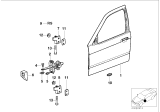 Diagram for 1994 BMW 325i Door Check - 51218165005