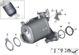 Diagram for BMW 540d xDrive Catalytic Converter - 18328580684