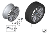 Diagram for 2019 BMW 330i GT xDrive Alloy Wheels - 36116870886