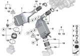 Diagram for BMW Alpina B7 Intercooler - 17517630897