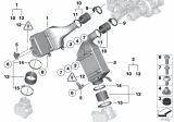 Diagram for 2017 BMW Alpina B6 xDrive Gran Coupe Intercooler - 17517630897