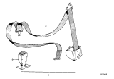 Diagram for BMW 635CSi Seat Belt - 72111875227