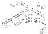 Diagram for 1995 BMW 750iL Brake Line - 34301163080