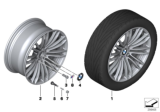 Diagram for BMW M5 Alloy Wheels - 36112284251