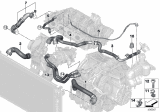 Diagram for 2020 BMW X1 Cooling Hose - 17128658480