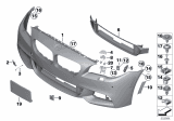 Diagram for 2010 BMW 550i Bumper Reflector - 63147842959