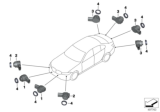 Diagram for BMW M235i xDrive Gran Coupe Parking Assist Distance Sensor - 66209472246