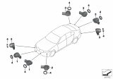 Diagram for BMW 740i Parking Assist Distance Sensor - 66209472210