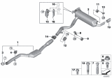 Diagram for 2011 BMW 335i xDrive Exhaust Hanger - 18307793014