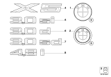 Diagram for 2008 BMW X5 Emblem - 51147163887