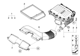 Diagram for 2009 BMW 335i xDrive Air Intake Hose - 13717556546