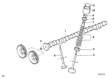 Diagram for 1991 BMW M5 Camshaft - 11311311907