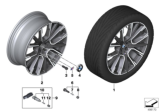 Diagram for BMW 740i xDrive Alloy Wheels - 36118090097