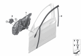 Diagram for BMW 740i Window Motor - 51337455081