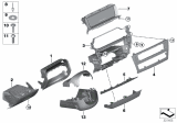 Diagram for 2014 BMW X3 Steering Column Cover - 61319201730