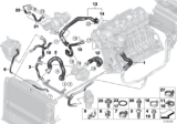 Diagram for BMW 335i xDrive Cooling Hose - 17127599459