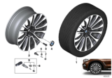 Diagram for 2019 BMW X4 Alloy Wheels - 36116877332